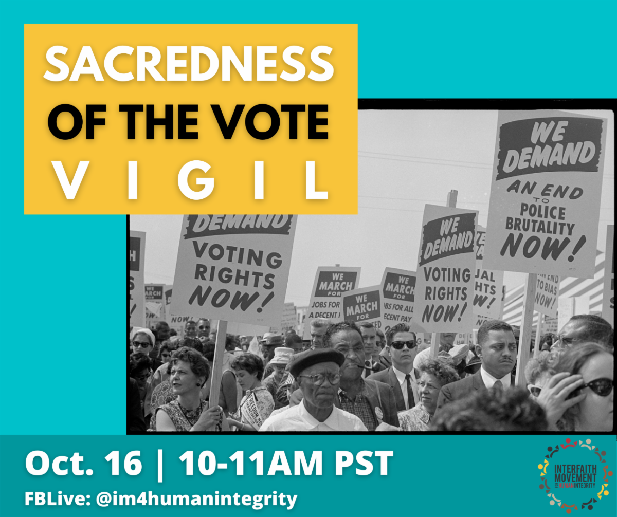 Uplifting our Interfaith Vote – Interfaith Movement for Human Integrity